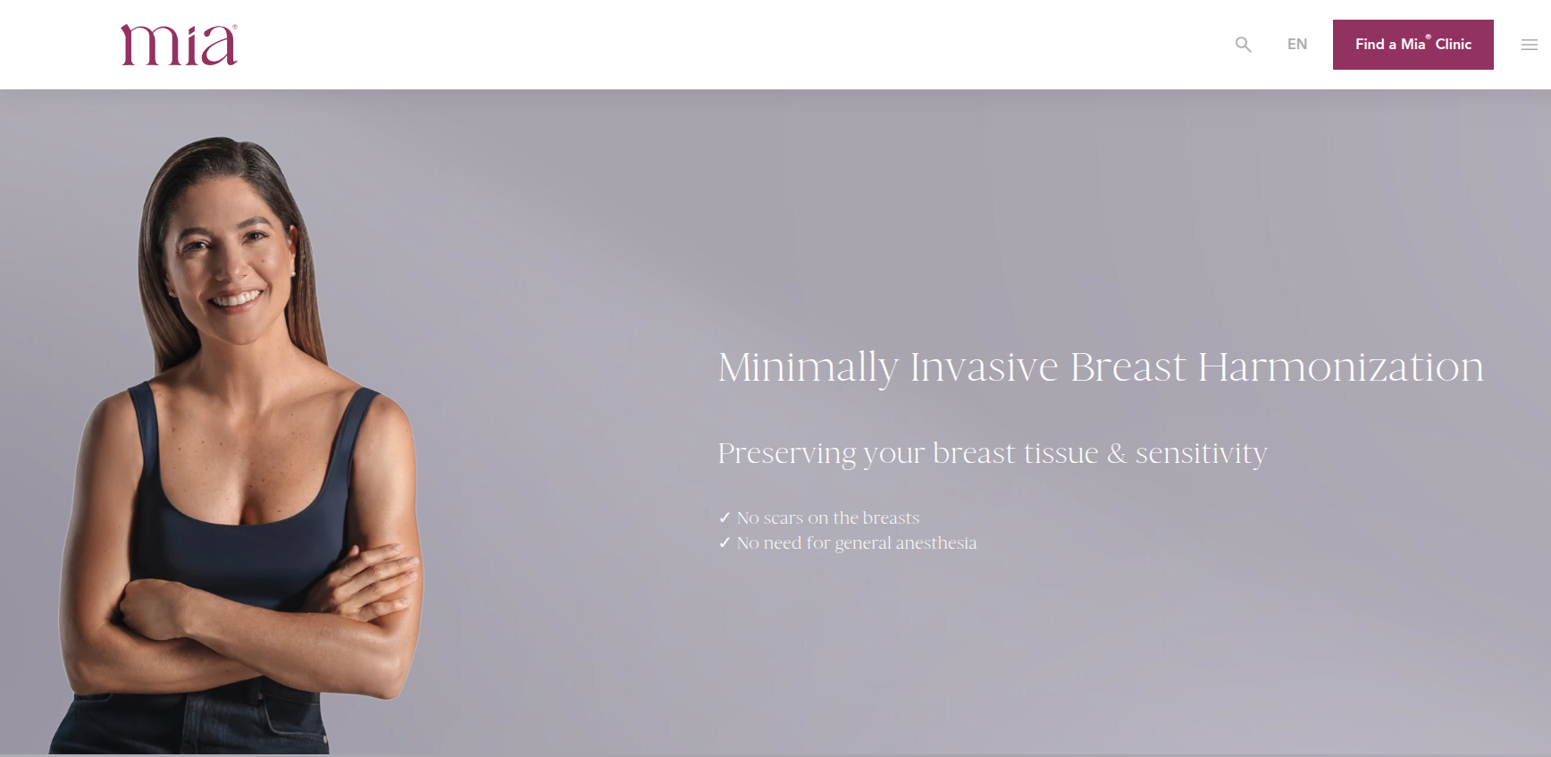 Screenshot of Mia Femtech